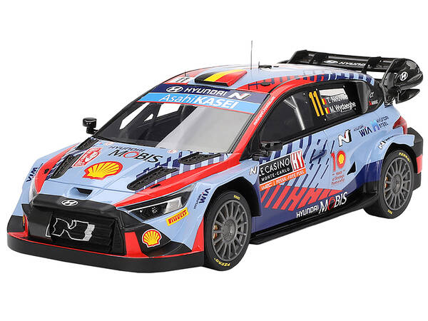 Hyundai i20 N Rally1 Hybrid #11 Thierry Neuville - Martijn Wydaeghe Hyundai Shell Mobis WRT  Winner WRC Monte Carlo Rally (20...