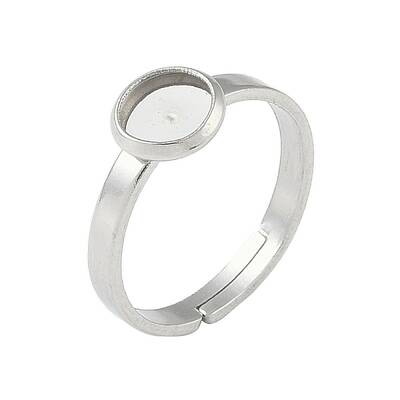 Non-Tarnish 304 Stainless Steel Adjustable Ring Components