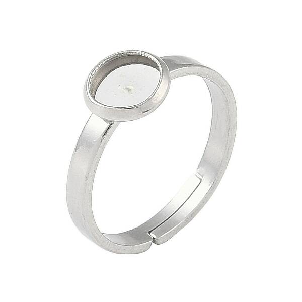 Non-Tarnish 304 Stainless Steel Adjustable Ring Components