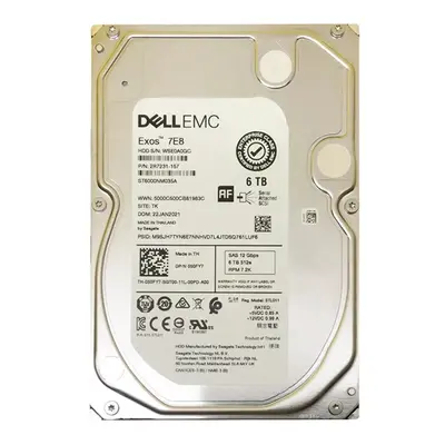 50FY7 Dell 6TB 12Gb/s SAS 7200 3.5-Inch Hard Drive