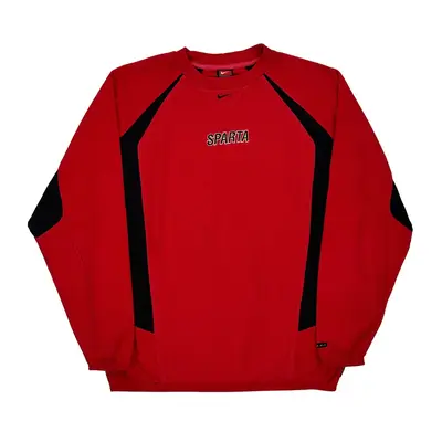 Sparta Nike Sweatshirt - Medium Red Polyester