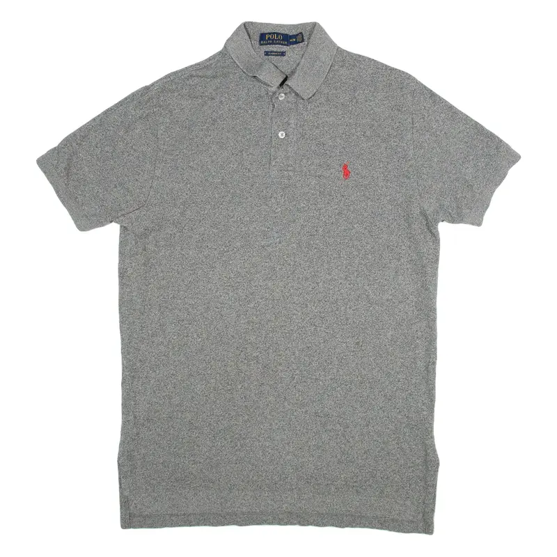 POLO RALPH LAUREN Classic Fit Mens Polo Shirt Grey M