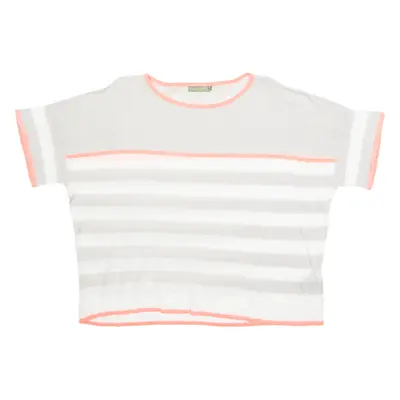 MINT VELVET Womens Printed Top Grey Striped UK 14