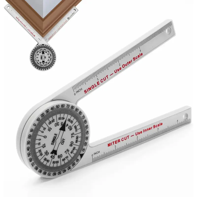 Miter  Protractor, Professional Miter Angle Finder for Woodworking Replaces the Model #505P-7 Miter Protractor Angle Finder w...
