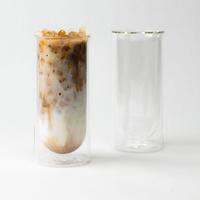FLUR Iced Coffee Glasses: For Iced Coffee, Iced Lattes, Cold Brew, Matcha and More