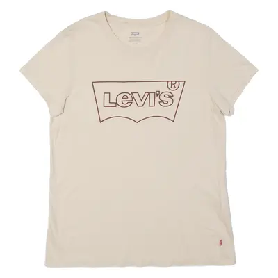 LEVI'S Womens T-Shirt Beige M