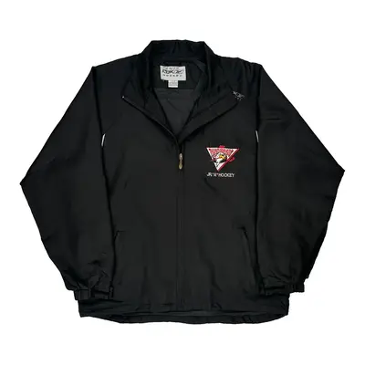Reebok Jacket - Large Black Polyester