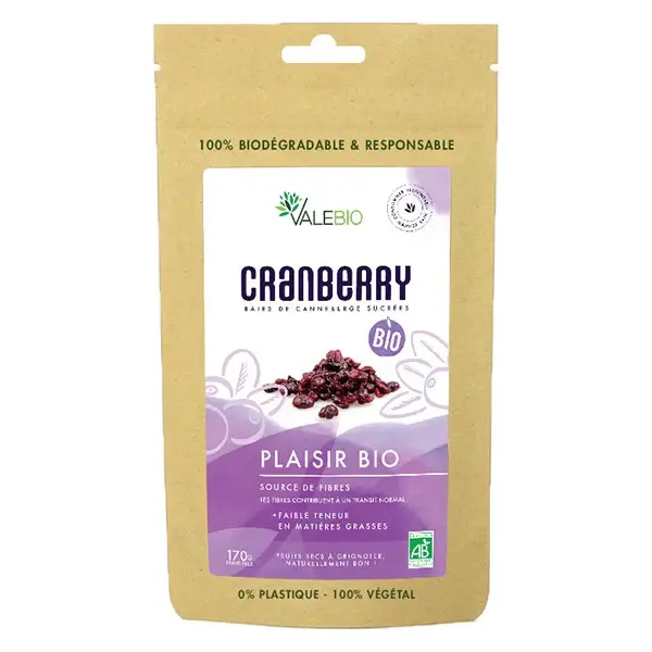 Valebio Organic Cranberry Super Fruit 170g