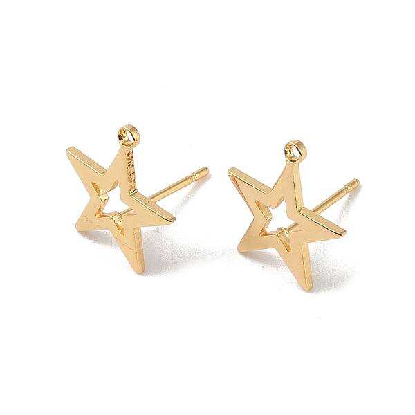 Brass Stud Earring Findings