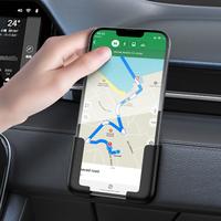 Car mobile phone holder Multifunctional sticky car navigation（Adjustable width, self-adhesive）instrument panel seat rear ...