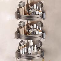 Corner Shower Caddy Suction Cup Shower Shelf Corner No Drilling Bathroom Shower Organizer Storage Rack Adhesive with Towel Ba...
