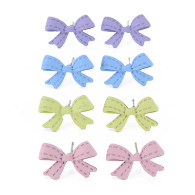 Bowknot Stud Earrings for Girl Women