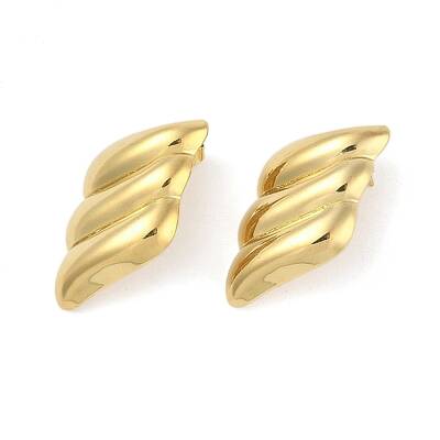 Ion Plating(IP) 304 Stainless Steel Stud Earrings for Women