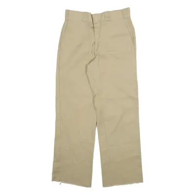 DICKIES Mens Trousers Beige Regular Straight W28 L28