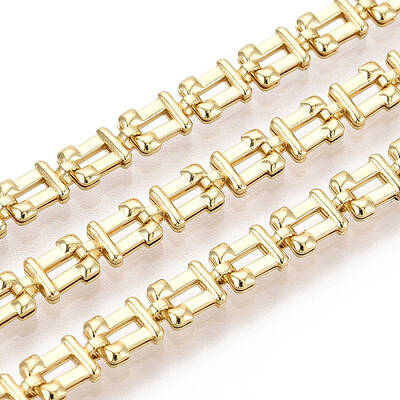 Brass Rectangle Link Chains
