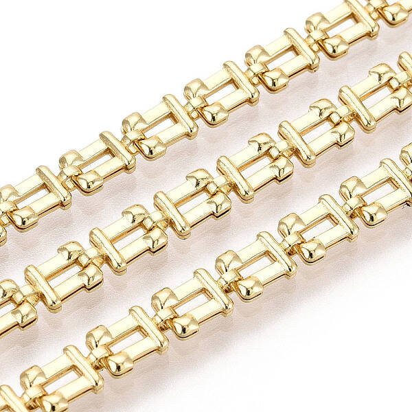 Brass Rectangle Link Chains