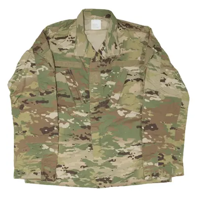 SNC MANUFACTURING Army Combat Jacket Green Camouflage Mens L