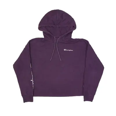 CHAMPION Hoodie Purple Pullover Womens M
