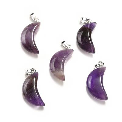 Natural Amethyst Pendants