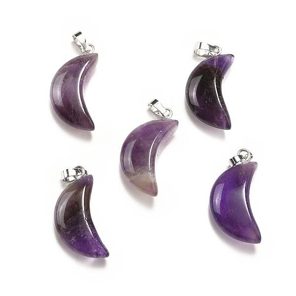 Natural Amethyst Pendants
