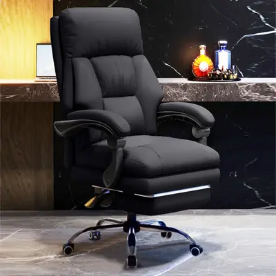 ăBack To SchoolăExecutive Office Chair with Foot Rest Comfortable High Back Computer Gaming Chairs Lumbar Support Ergonom...