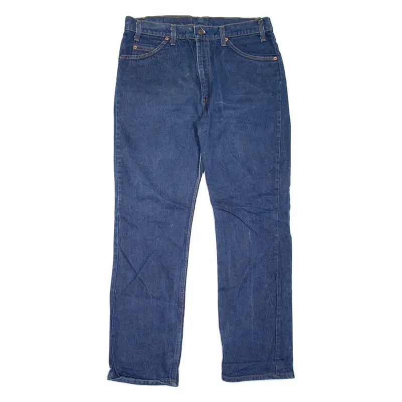 LEVI'S 509 0217 Orange Tab Mens Jeans Blue Regular Straight 80s W35 L31