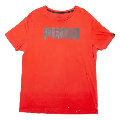 PUMA Mens T-Shirt Red XL