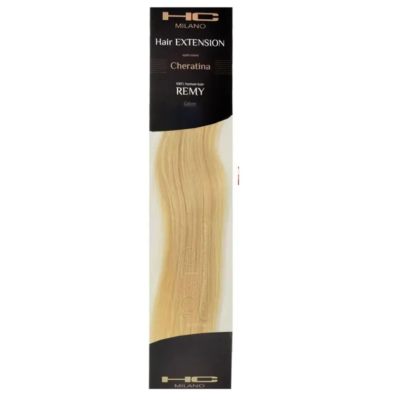 Hc milano extensions keratin remy 50/55 cm col.140 very light blonde 9