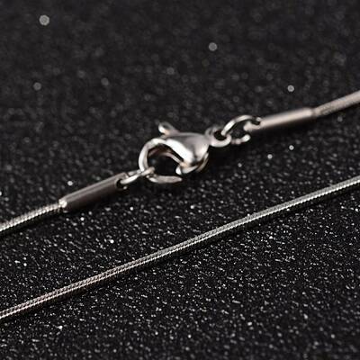 Non-Tarnish 304 Stainless Steel Snake Chain Necklaces