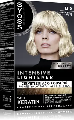 Syoss Intensive Lightener bleaching to lighten hair color 13_5 Platinum lightener