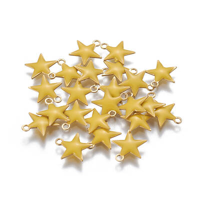 Brass Enamel Charms