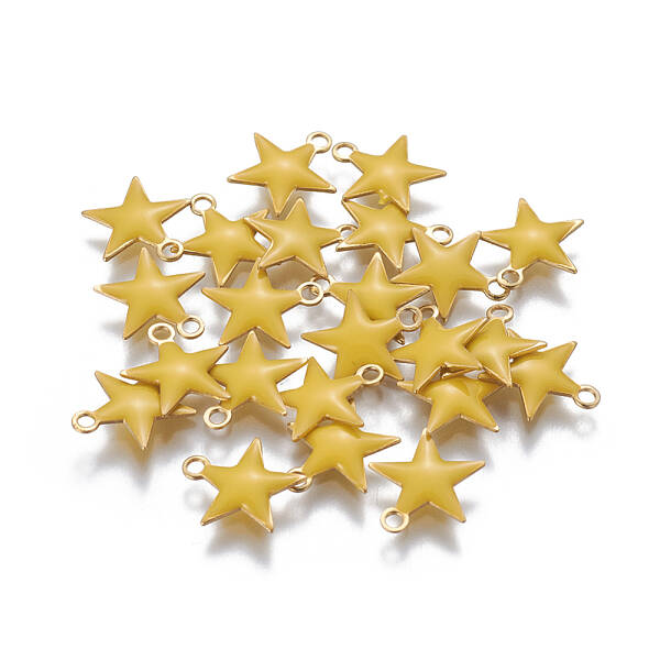 Brass Enamel Charms