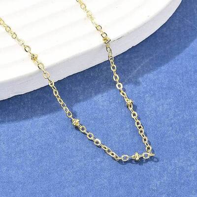 Brass Satellite Chains Necklace for Women