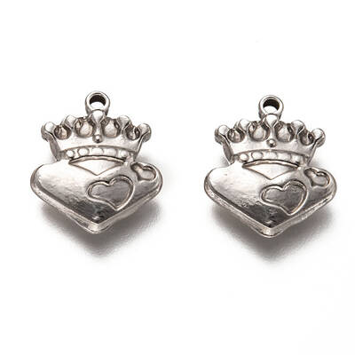 201 Stainless Steel Pendant Cabochon Settings for Enamel