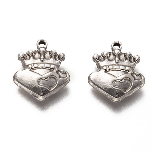 201 Stainless Steel Pendant Cabochon Settings for Enamel