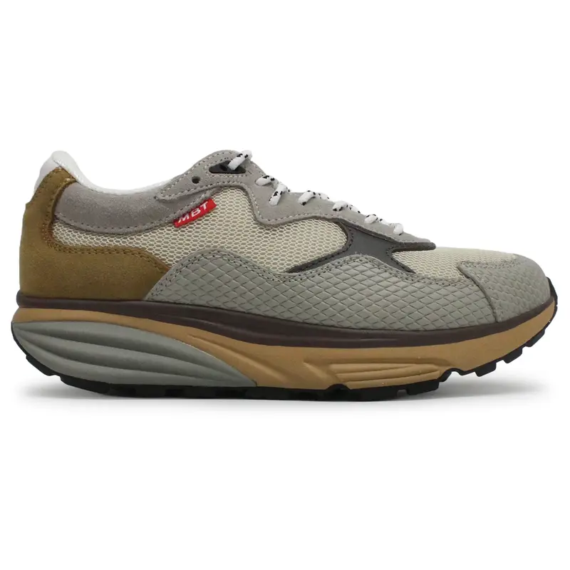 MBT Narita Leather Textile Women's Outdoor Shoes - Tan - Size:US 8 Women