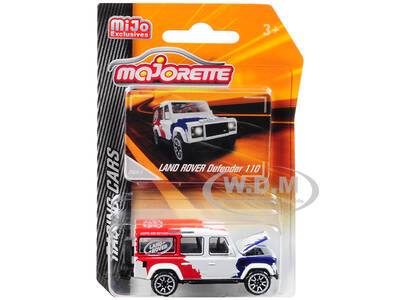 Land Rover Defender 110 White/Red/Blue \