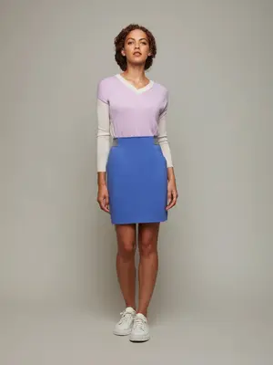 RIDGE | Easy Fit Short Skirt | Color: Regatta Blue | Size: XS
