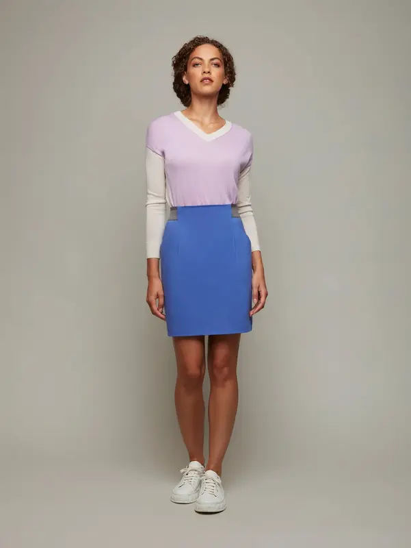 RIDGE | Easy Fit Short Skirt | Color: Regatta Blue | Size: XS