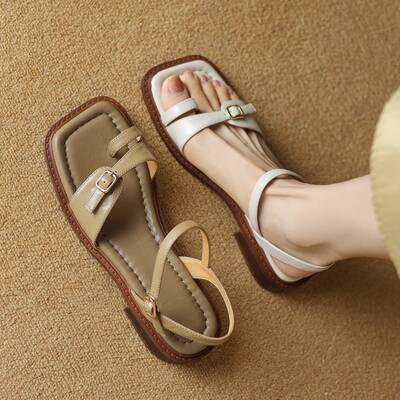 CHIKO Kalee Open Toe Block Heels Flats Sandals