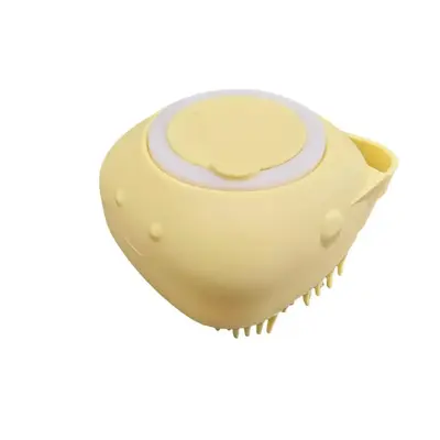 Spring 2 in 1 Silicone Pet Bath Brush, 1/2 Counts Multifunctional Pet Bath Soap Dispenser Massage Brush, Dog Cat Bath Shower...