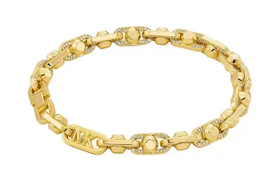 Michael Kors Bracciale Da Donna Alla Moda Con Zirconi Cubici Astor Link Mkj8406Cz710