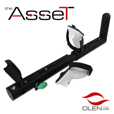 Olen VR The Asset VR Stock Accessory Compatible with Meta Quest 2 & 3 & 3S