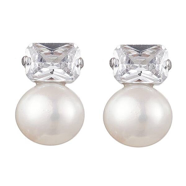 Natural Pearl Ear Studs