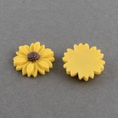Flatback Hair & Costume Accessories Ornaments Scrapbook Embellishments Resin Flower Daisy Cabochons