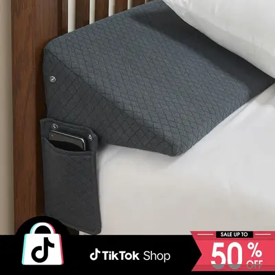 ăDeals for youăInhand Wedge Pillow Headboard Queen Size Bed Wedge Pillow Gap Filler, Bolster Bed Mattress Wedge Pillow fo...