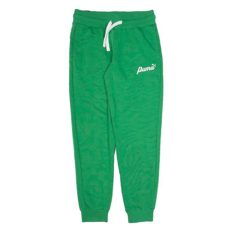 PUMA Womens Joggers Green Tapered S W28 L28