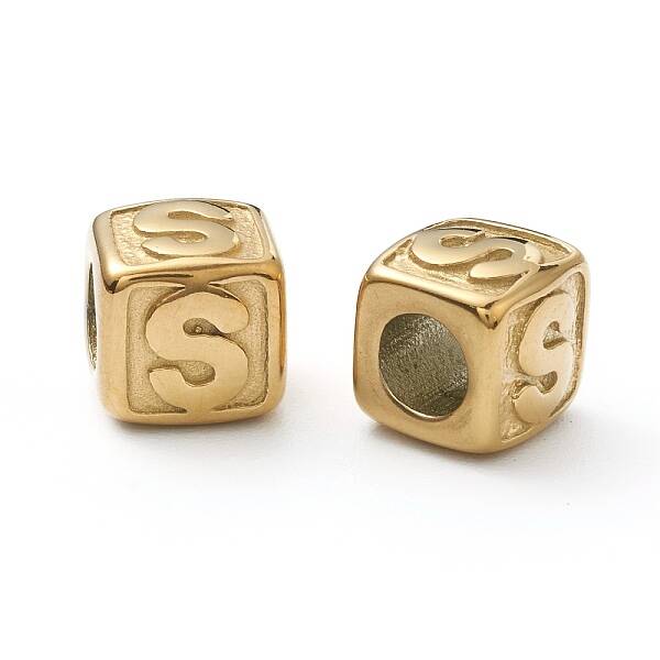 Ion Plating(IP) 304 Stainless Steel European Beads