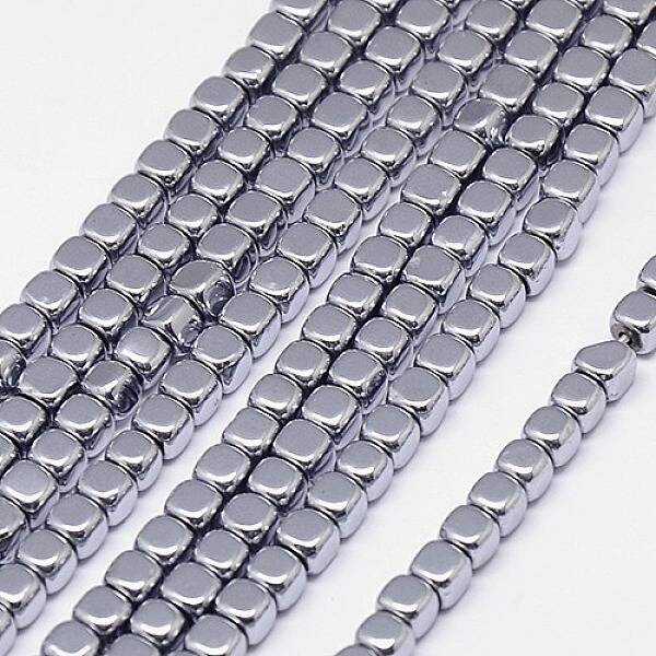 Electroplate Non-magnetic Synthetic Hematite Beads Strands