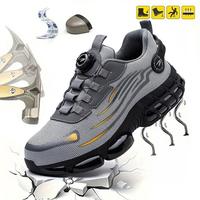 Steel Toe Shoes for Men - Slip & Puncture Resistant, Lightweight & Breathable for Construction, Hiking, Climbing | All-Day Co...